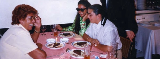 María del Monte junto a Isabel Pantoja