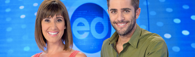 Sandra Daviú y Roberto Leal, presentadores del Sorteo Extraordinario de la Lotería de Navidad 2014