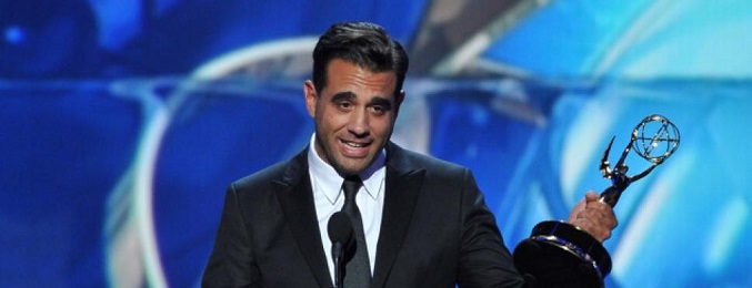 Bobby Cannavale recogiendo el Emmy por su trabajo en 'Boardwalk Empire'