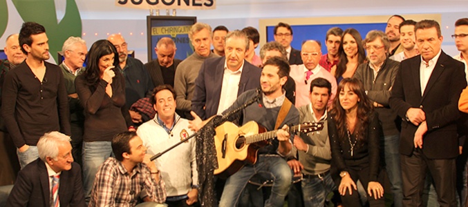 Parte del equipo de 'Chiringuitos de Jugones'