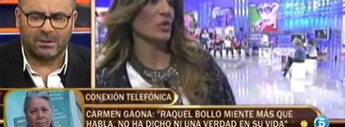 Carmen Gaona en su intervención en 'Sálvame deluxe'