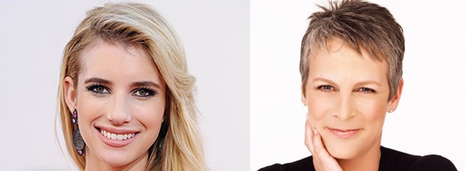 Emma Roberts y Jamie Lee Curtis