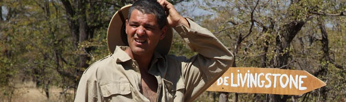 Frank Cuesta en África tras los pasos del Dr. Livingstone