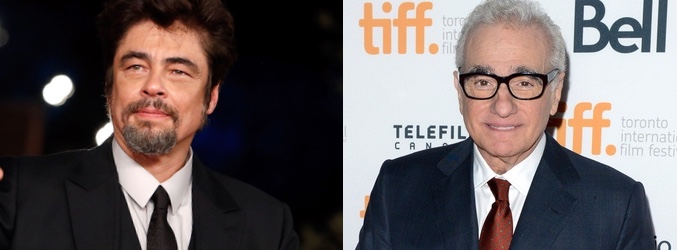 Benicio del Toro y Martin Scorsese