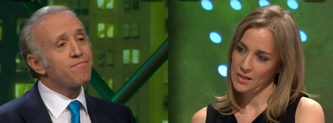Tania Sánchez y Eduardo Inda en 'laSexta noche'