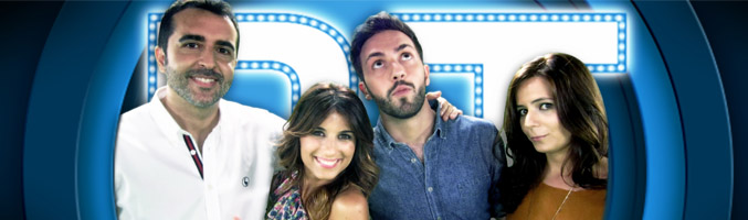 Luis Fraga con el equipo de 'Boas tardes'