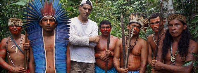 Frank Cuesta en el Amazonas