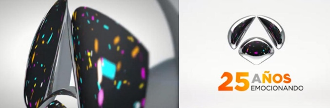 Imagen de Antena 3 por el 25º aniversario