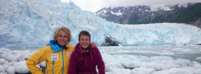 Calleja y Eva Hache en Alaska