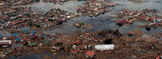 Imagen tras la catástrofe de 2004