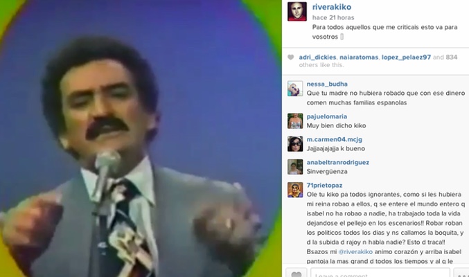 Mensaje de Kiko Rivera en Instagram