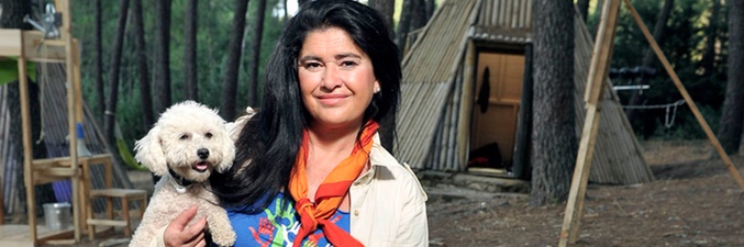 Lucía Etxebarria en 'Campamento de verano'