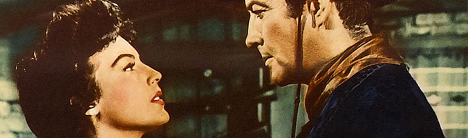 Robert Taylor y Ava Gardner en una escena de "Una vida por otra"