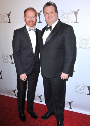 Jesse Tyler Ferguson y Eric Stonestreet en una gala de premios