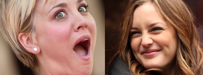 Kaley Cuoco y Leighton Meester