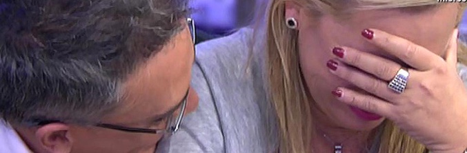 Kiko Hernández consuela a Belén Esteban