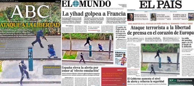 ABC, El Mundo y El País han optado por la misma imagen para su portada
