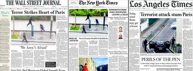 Recopilatorio de portadas de la prensa estadounidense