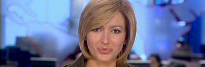 Susanna Griso en las noticias de Antena 3