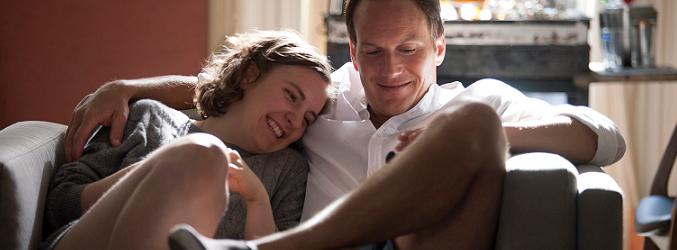 Patrick Wilson junto a Lena Dunham en una escena de 'Girls'