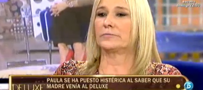 Laura, la madre de  Paula ganadora de &#39;Gran hermano 15&#39;, se sienta en &#39;Sálvame deluxe&#39;
