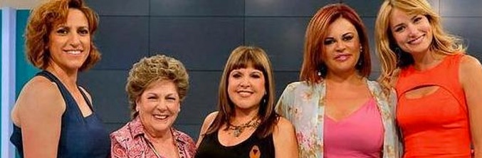 Loles León con el lazo naranja en 'Amigas y conocidas'