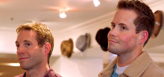 Dos protagonistas de 'Mi marido no es gay'