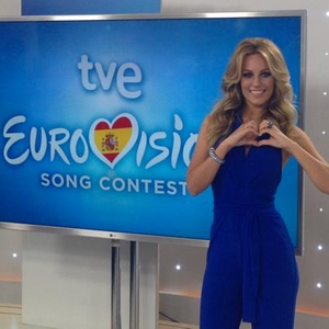 Edurne en la presentación de Eurovisión