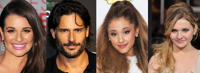 Lea Michelle, Joe Manganiello, Ariana Grande y abigail Breslain