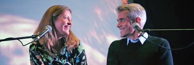 Sheryl Lee y Dana Ashbrook en el "Twin Peaks UK Festival"