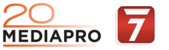 Logotipo de Mediapro y 7RM