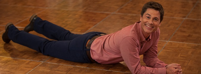 Rob Lowe como Chris Traeger en la comedia 'Parks and Recreation'