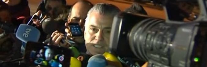 Bárcenas a la salida de la cárcel