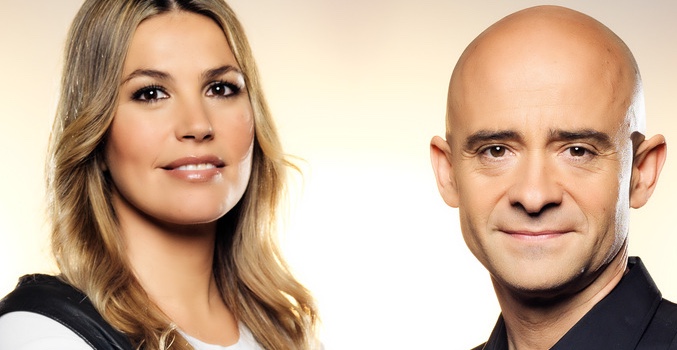 Nira Juanco y Antonio Lobato en la Fórmula 1