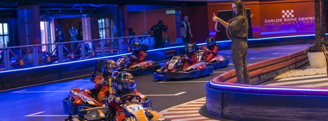 Concursantes de &#39;MasterChef Junior&#39; en el circuíto de karts de Carlos Sainz