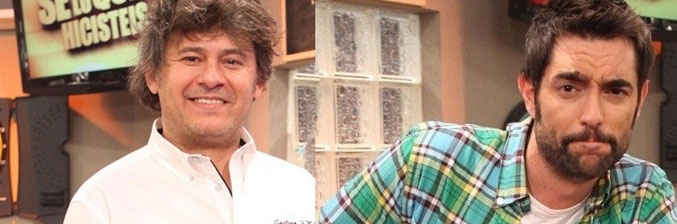 Miki Nadal y Dani Moreno en el plató de &#39;Sé lo que hicisteis&#39;