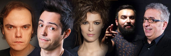 Pepe Macías, David Guapo, Cristina Urgel, Rober Bodegas y Leo Harlem