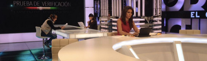 Ana Pastor, minutos antes de arrancar 'El objetivo' de este pasado domingo