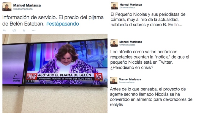 Manuel Marlasca en Twitter
