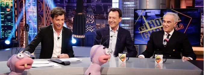José María Carrascal y Matías Prats en 'El hormiguero'