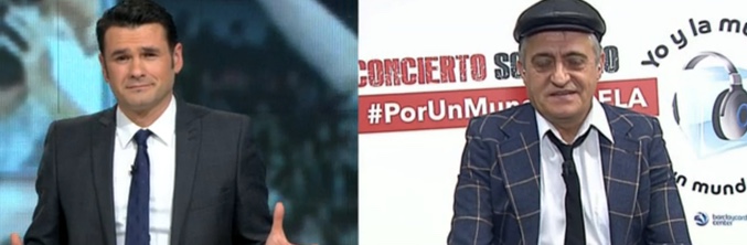 Iñaki López y El Gran Wyoming en 'laSexta noche'