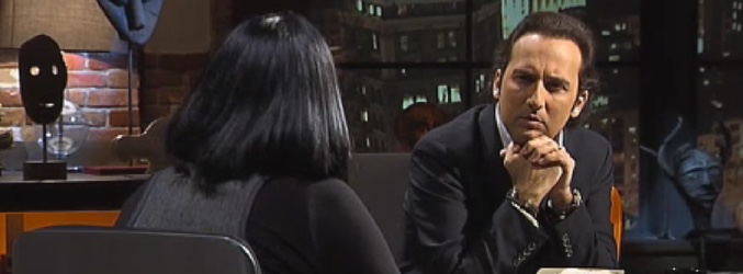 Iker Jiménez entrevistando a Irene Villa en 'Cuarto milenio'