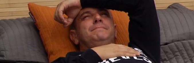 Víctor después de la bronca con Coman