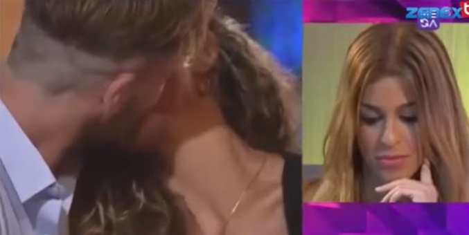 Oriana ve a Tony Spina y a Luli besándose