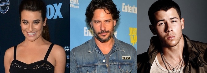 Lea Michele, Joe Manganiello y Nick Jonas