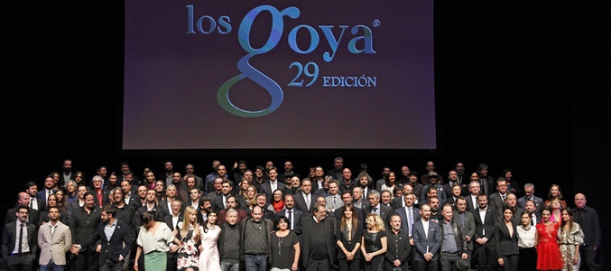 Fiesta de los nominados a los Goya en los Teatros del Canal de Madrid