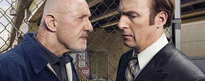 Jonathan Banks (izquierda) y Bob Odenkirk (derecha) en una imagen promocional de &#39;Better Call Saul&#39;