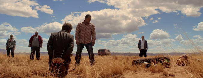 Jimmy McGill y Tuco Salamanca en el desierto de Nuevo México