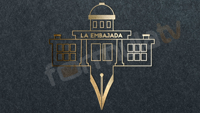 Logotipo de 'La embajada' (provisional)
