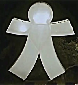 Monigote de "inocentes" tras la broma